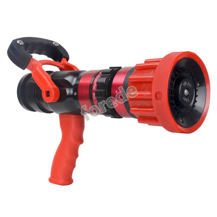 Wählbare Feuerlöschdüse mit Pistolengriff für den Feuerwehrmann