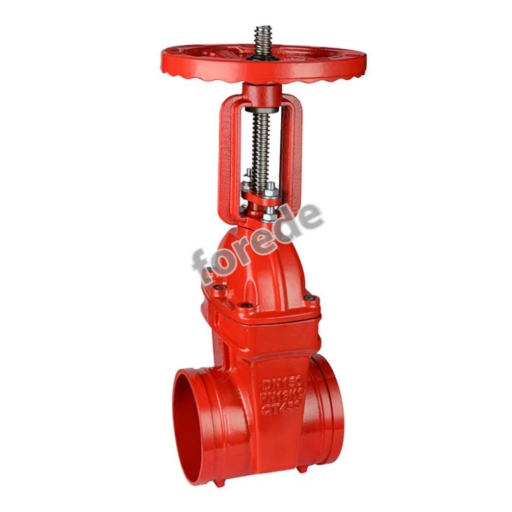 Rising Stem Grooved End Gate Valve