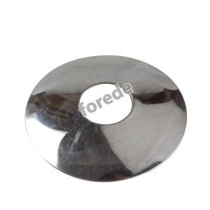 Einzelne flache Rosettenplatte