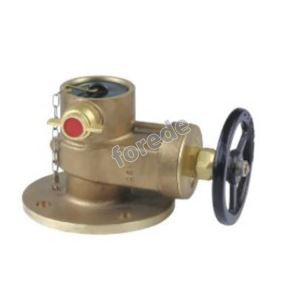 Feststellventil mit geradem Flansch