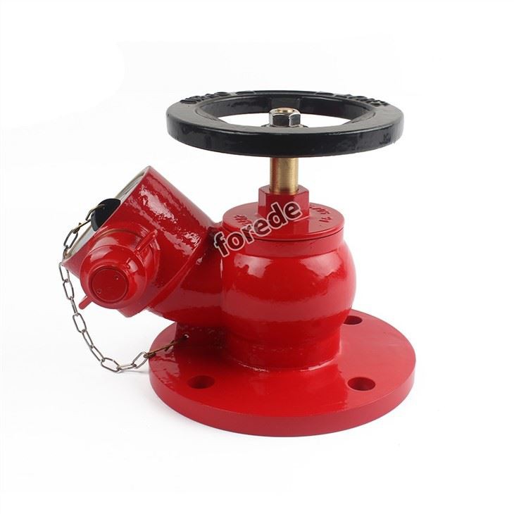 Flange End Oblique Fire Hydrant Valve