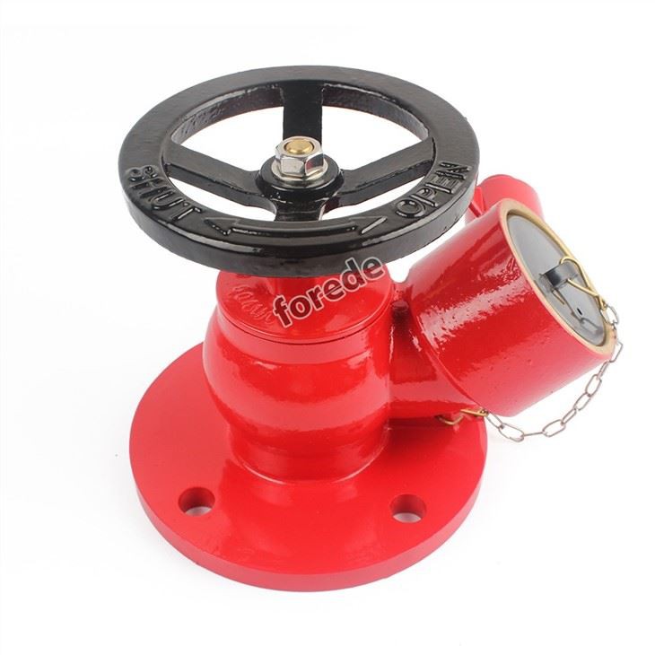 Flange End Oblique Fire Hydrant Valve