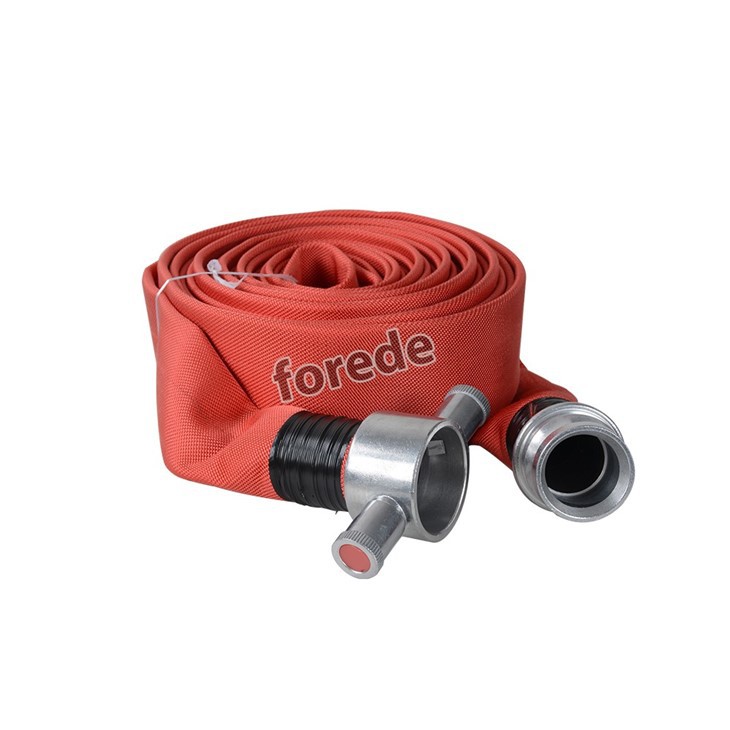 PU Lining Double Jacket Fire Hose For Fire Fighting