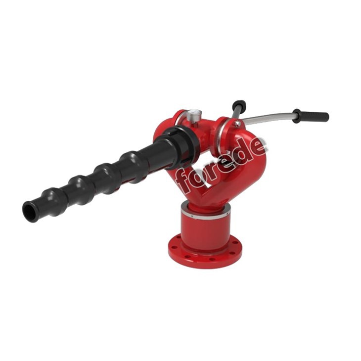 Tiller Control Fire Monitor With Stack Tip