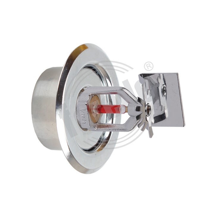 Chrome Water Spray Nozzle Escutcheon Plate