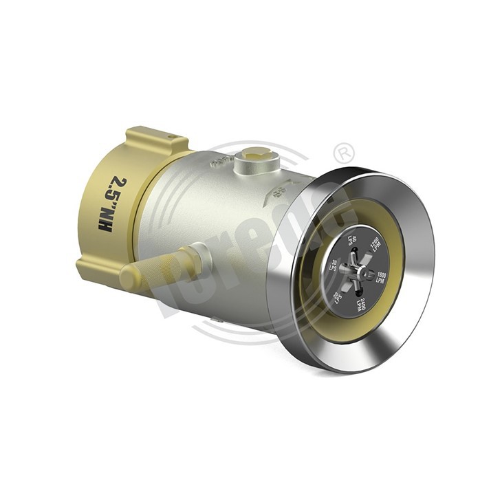 Brass SS304 Fire Monitor Nozzle best