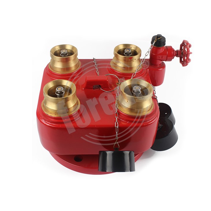 Vierwege-Verschlusseinlass aus duktilem Eisen