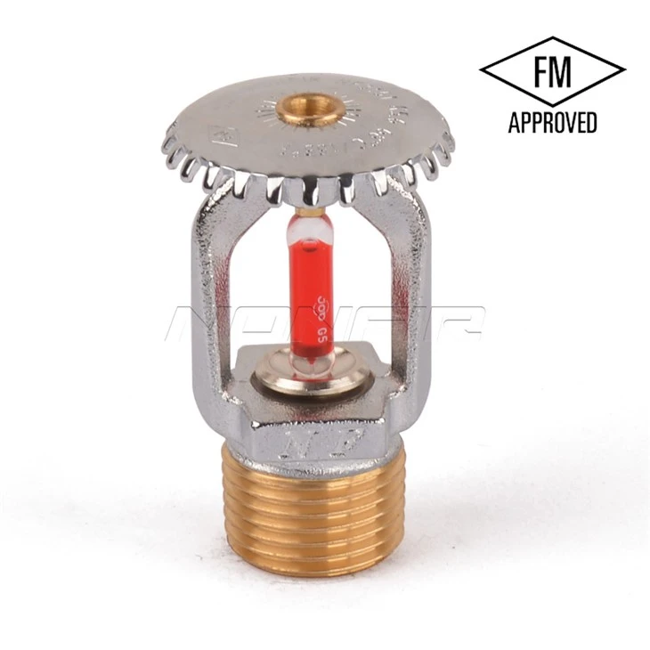 FM -Zulassung aufrechte Sprinkler