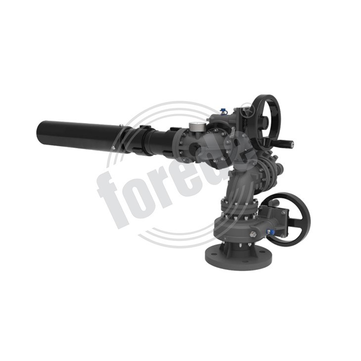 Schaumwassermonitor mit Handradsteuerung