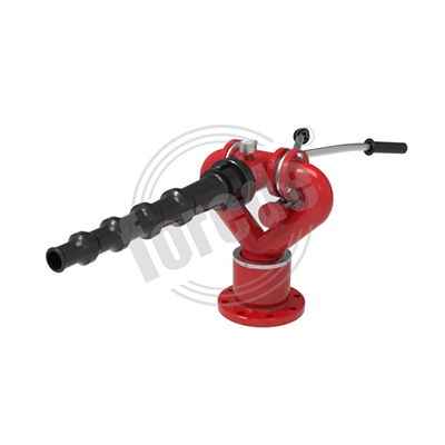 Feste manuelle Wasserüberwachung mit gestapelten Spitzen