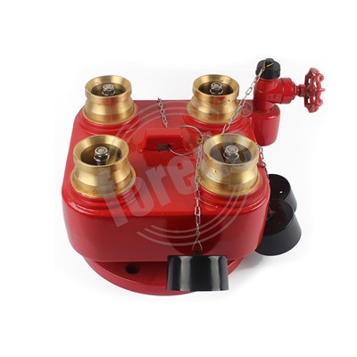 4-Wege-Feuerwehrschlauch-Einlass