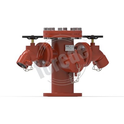 Feuerhydrant für den Feuerwehrmonitor