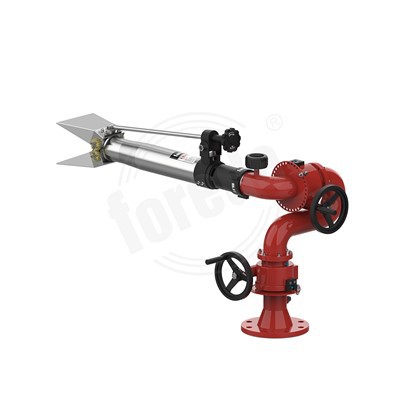 Feuermonitor mit Deflektor