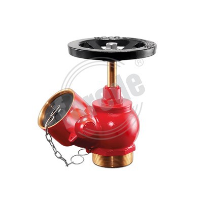 Schräges Hydrantenventil mit Feuerlöschgewinde