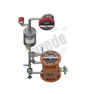 Flanschalarmventil mit Alarm für Wassermotor aus Kohlenstoffstahl