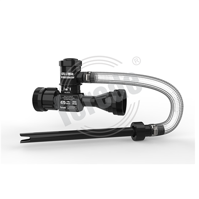 Inline-Schaumauswerfer