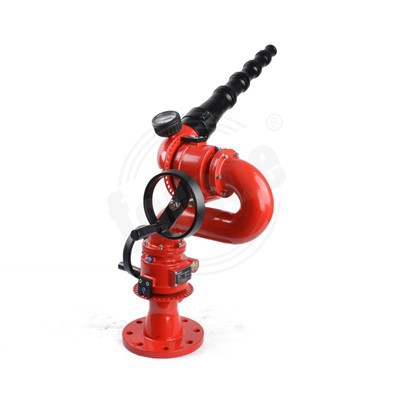 Getriebegesteuerter Brandmeldemonitor, verstellbar