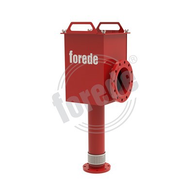 Vertikale Schaumkammer mit geringer Ausdehnung