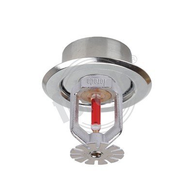 Heftiger Sprinklerkopf mit Escutcheon -Platte