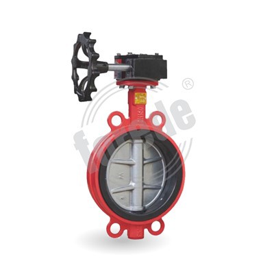 Schneckengetriebe-Absperrklappe